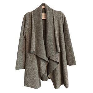 Marisa & Marie open-front waterfall cardigan-Pockets-Made in Italy-Size Large